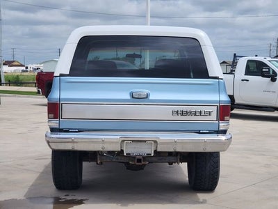 1986 Chevrolet K10 Blazer SILVERADO