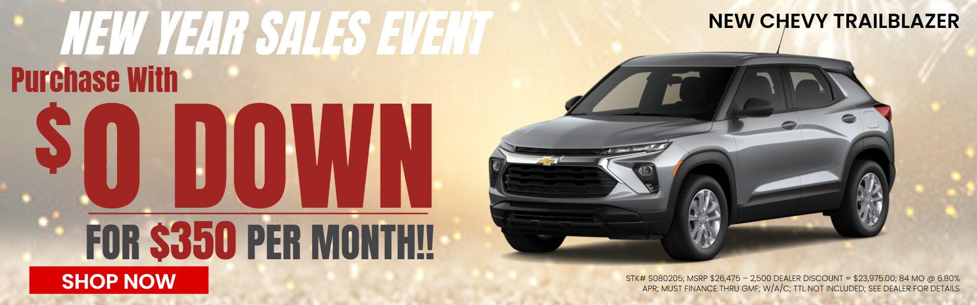 NEW CHEVY TRAILBLAZER