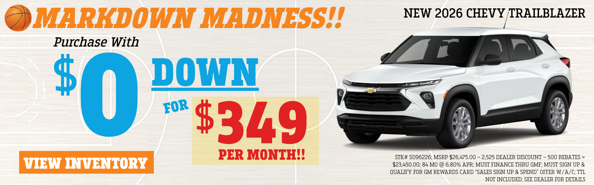 NEW 2026 CHEVY TRAILBLAZER