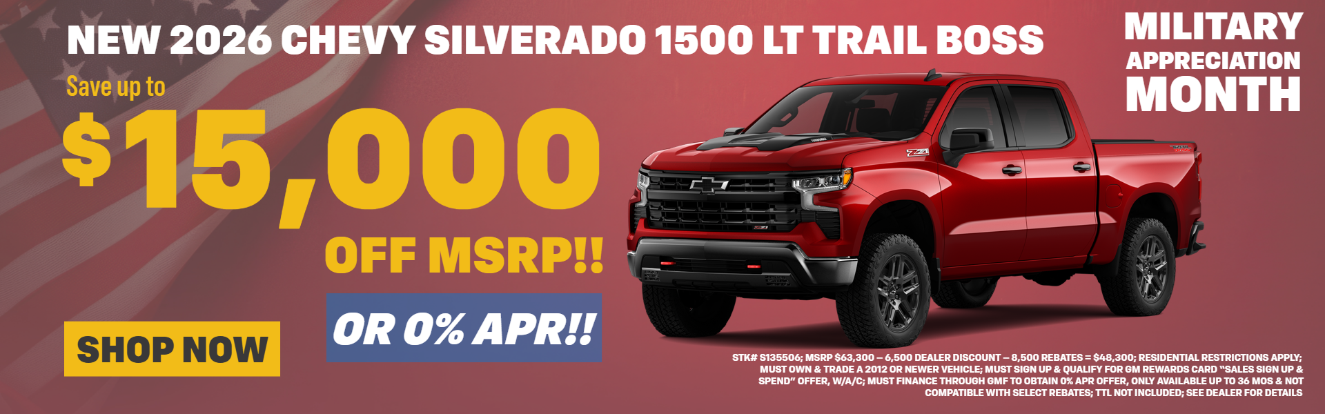 SILVERADO 1500 OFFERS AT GLENN POLK CHEVROLET