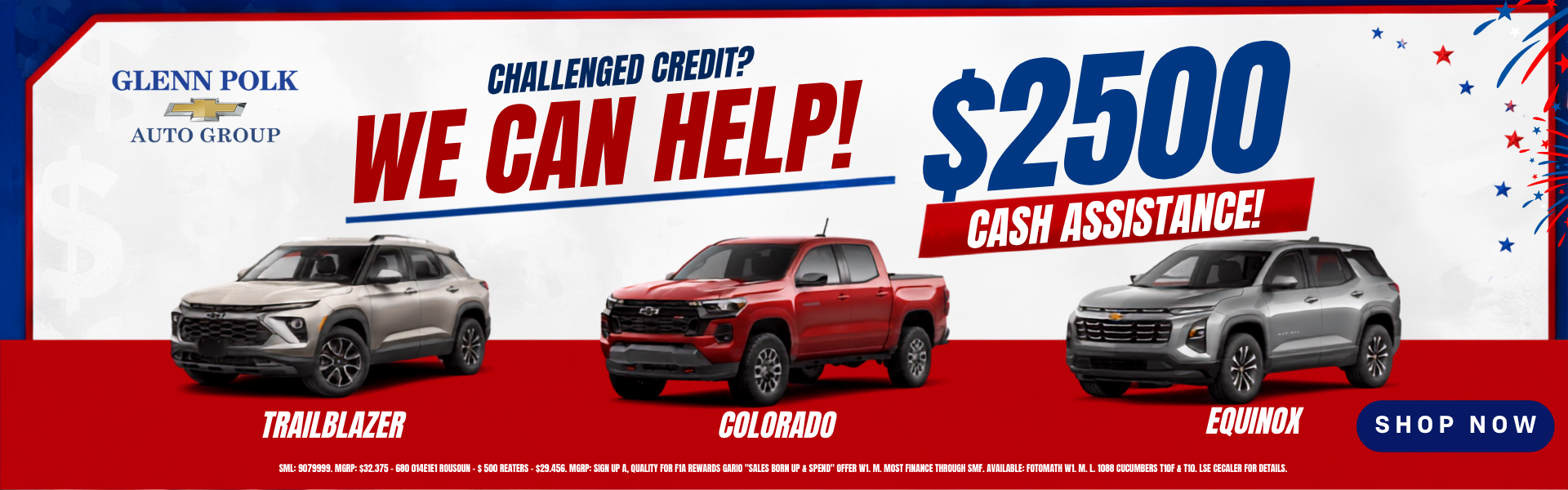 We can help in your credit situation